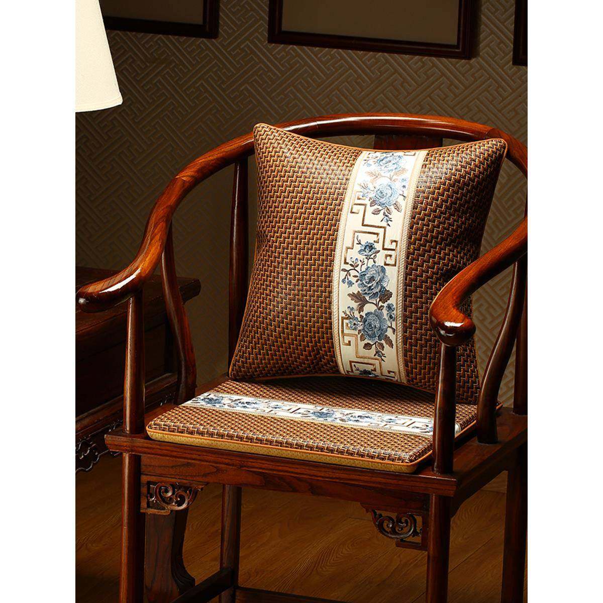 夏季藤席抱枕夏天款新中式红木沙发靠枕套凉席靠垫客厅大号靠背垫,居家布艺,抱枕被,淘宝优惠券,粉丝福利购,淘宝优惠卷