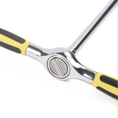 优选T形棘轮套筒扳手1/2大飞3/8中飞1/4小飞手柄可拆卸换头省力丁