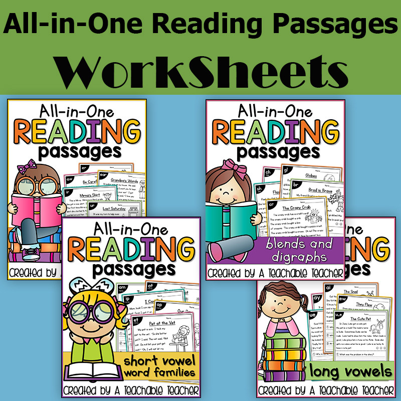 优选英语phonics自然拼读阅读理解国外涂画练习题作业纸幼儿教师