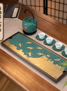 优选朱炳仁铜 铜壶单人便携泡茶壶功夫茶具瑞鹤茶礼套装