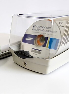 优选安尚actto CDC-50K 50片装CD光碟收纳盒CD/DVD碟片包防盗锁标