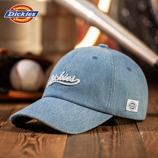 Dickies鸭舌帽女款防晒帽子大帽檐遮阳防紫外线秋冬款显脸小潮牌