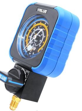 飞越单表空调雪种压力检测22加氟单表R134/R410空调加氟冷媒表