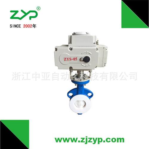 供应耐强酸电强腐蚀夹902调节型动衬氟对式蝶阀D9碱71F46