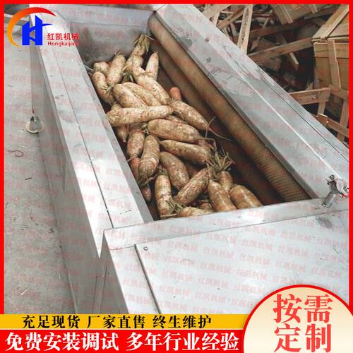 热消马蹄毛辊清洗机 喷淋式去皮去泥清洗机 软硬毛刷清洗机设备
