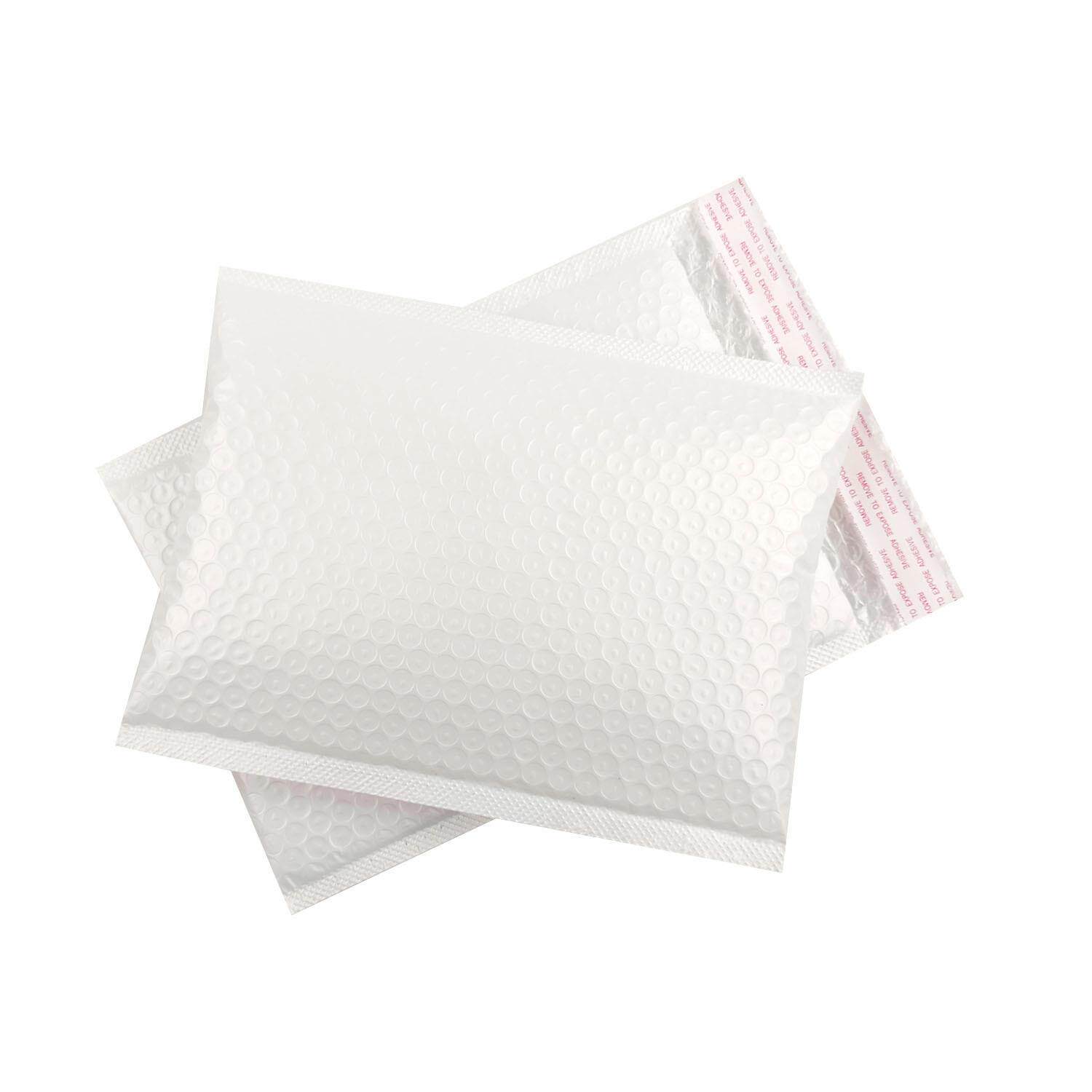 白色珠光膜气泡袋电商饰品服装加厚气泡包装袋快递袋防震自封袋