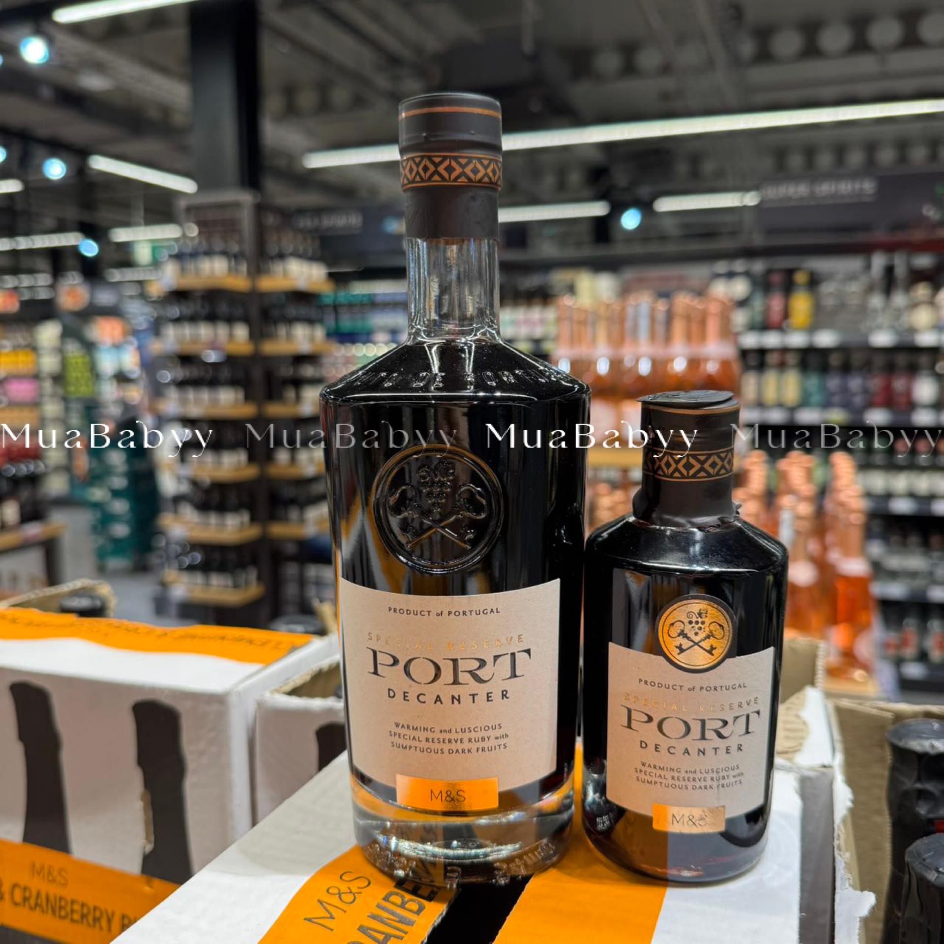现货 英国M&amp;S玛莎port decanter波尔图酒甜葡萄酒红酒 200ml