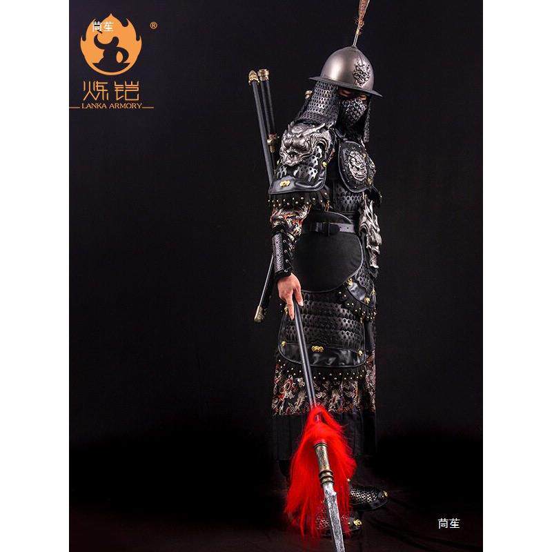 炼铠堂玄黑锦衣卫战甲甲胄全套铠甲古盔甲真人可穿戴服装