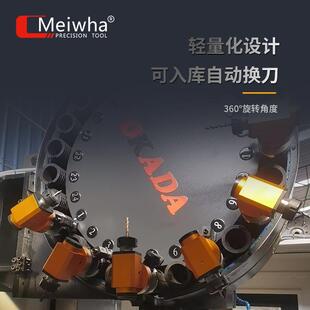 梅华数控CNC侧铣角度头BT40BT50侧铣头加工中心90度直角铣头