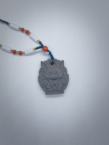 一念香故古法非遗工艺手工吊坠古法手工制作合香香牌九尾狐吊坠