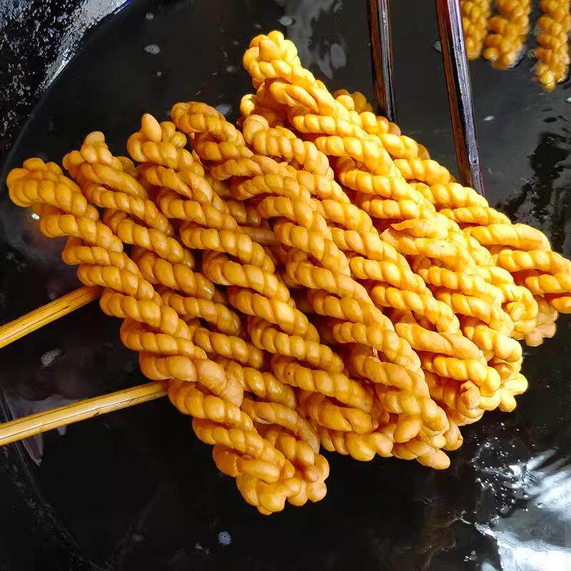 陕南商洛柞水特产凤凰古镇手工油炸非遗传承麻花散装咸味麻花糕点