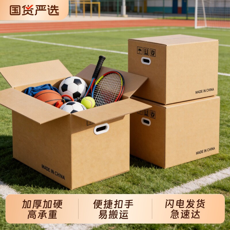 梦箱家搬家纸箱子加厚加硬打包整理箱纸壳箱快递寄收纳超大特大号