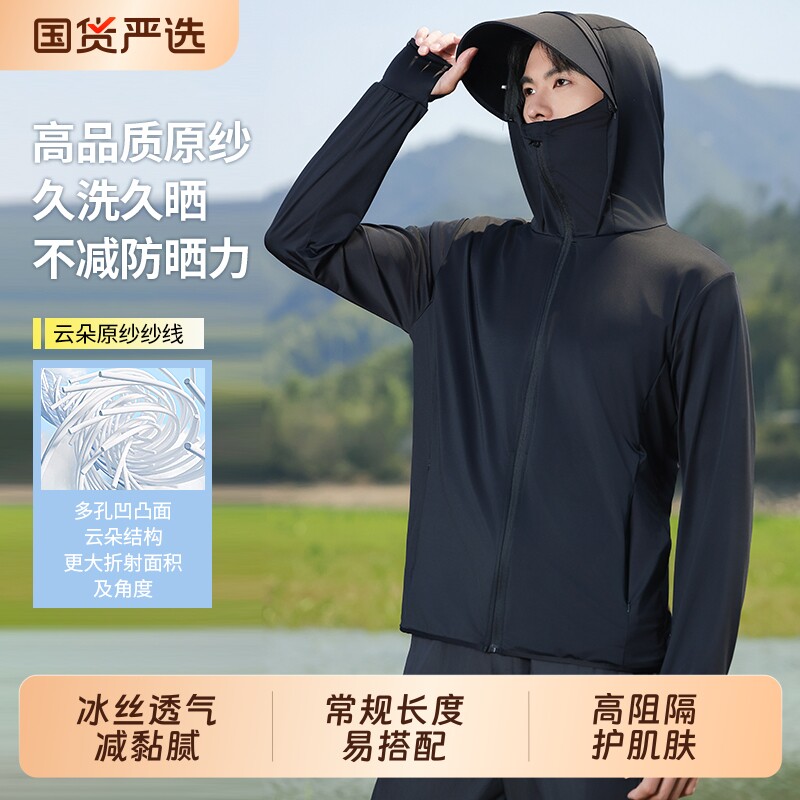 夏季冰丝防晒衣男|超1000次加购图片