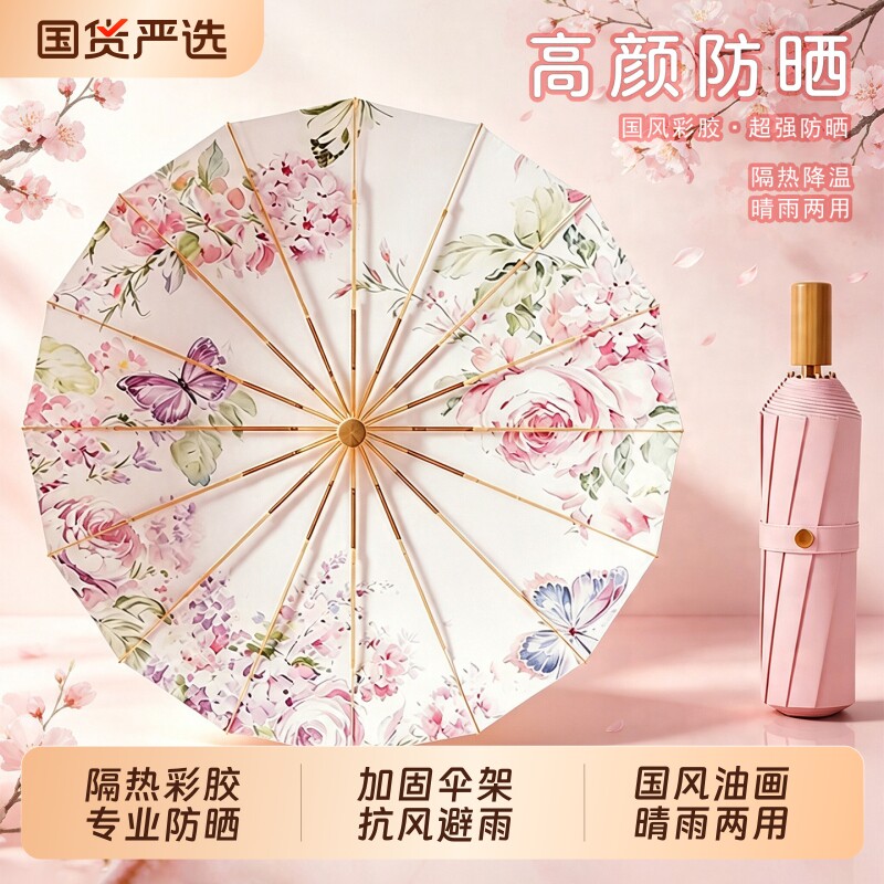 【破损包赔】高颜值晴雨两用伞图片