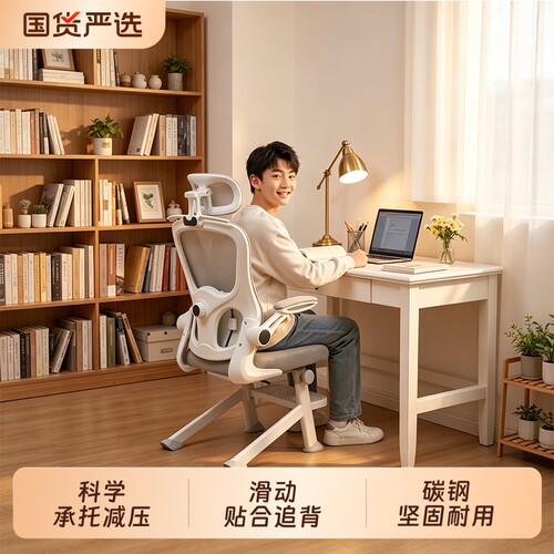 三梦Y01 学习椅子青少年专用初高中学生久坐护腰儿童写字书桌椅子