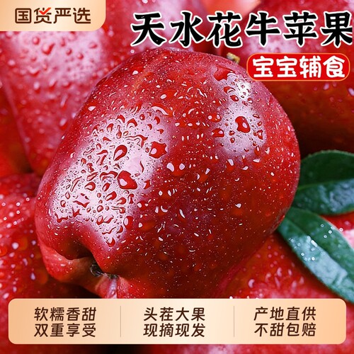 甘肃天水花牛苹果软糯香甜