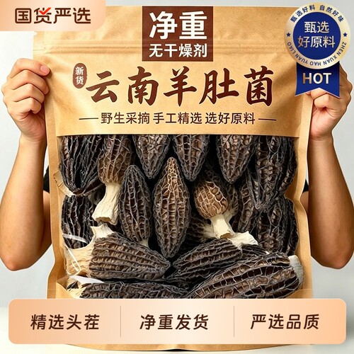【云南头茬剪柄羊肚菌】