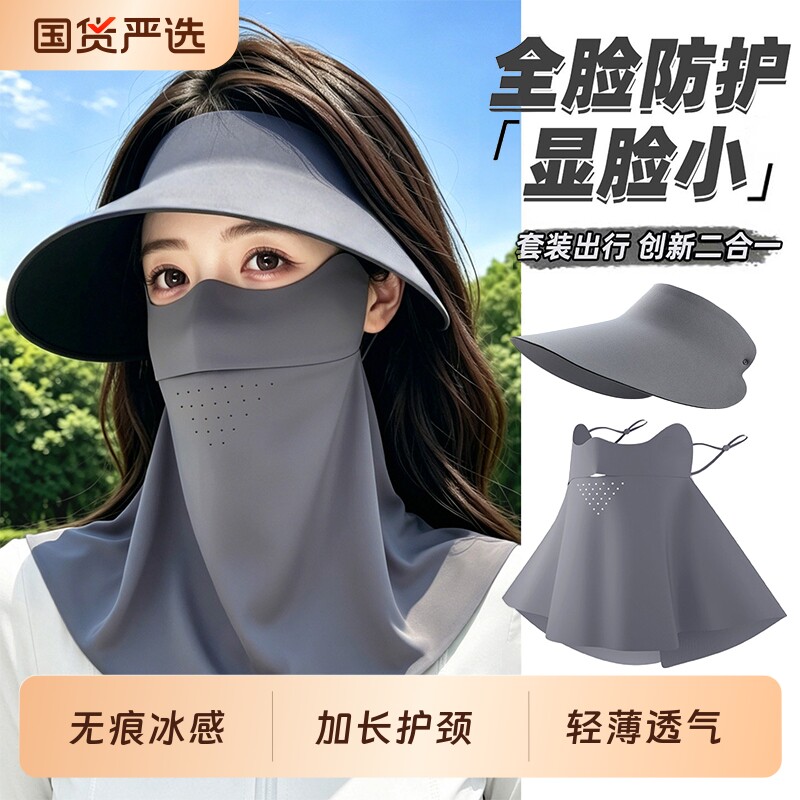 【夏日好物】户外骑行遮阳面罩图片