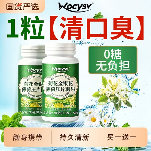 【口臭拜拜】清新口气口香糖