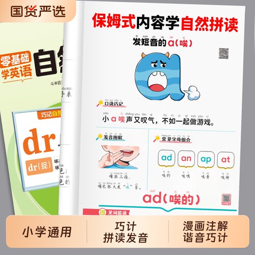 【斗半匠】零基础学英语自然拼读