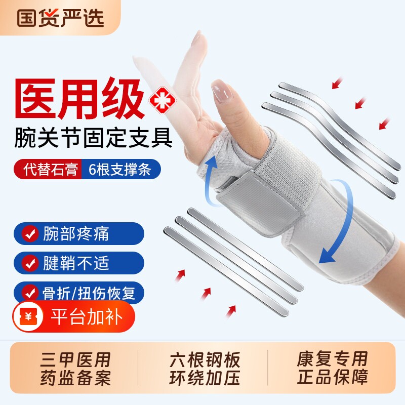 医用腕关节固定支具护腕扭伤手腕腱鞘炎骨折固定器腕管综合征tfcc