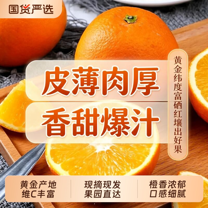 正宗江西赣南脐橙果园直发图片