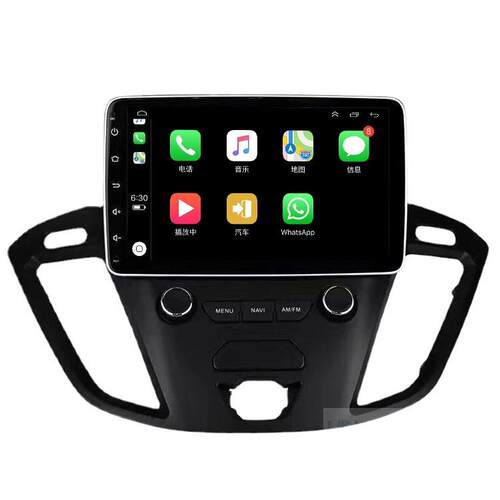 适用于福特新全顺安卓导航无线carplay八核4G64G一体机车联DSP