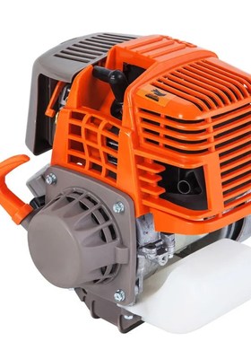 139背负式35.8CC橙色割草机四冲程0.8KW大功率灌割机打草除草专用