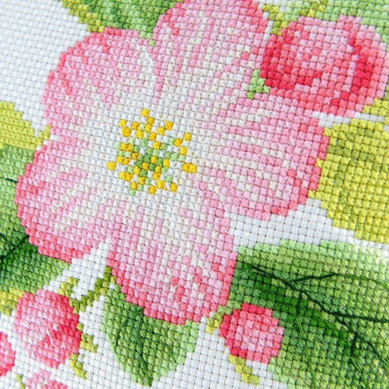 抱枕十字绣一对情侣手工自己绣客厅卧室枕头套线绣新款小件意赛