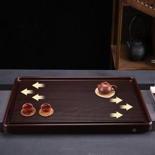电胶木家用干泡台实木方形茶台茶具 简约德料台湾电木茶盘中式