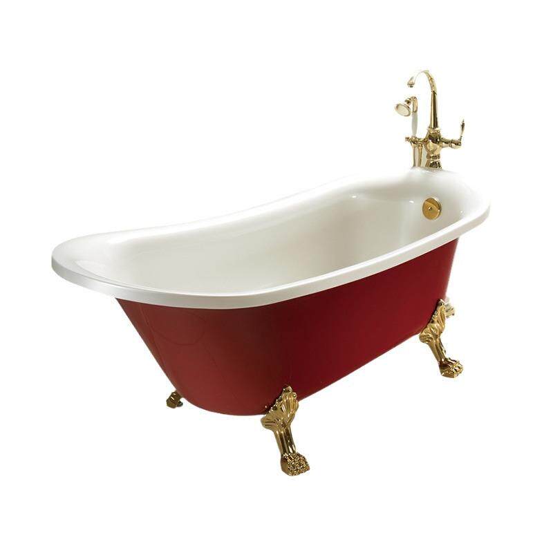 贵妃浴缸彩色亚克力古典缸old fashioned bathtub