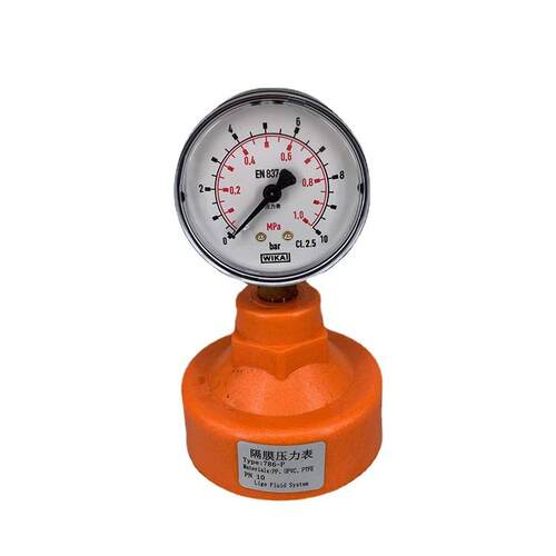 威卡wika压力表EN837-1 用于工业领域隔膜压力表111.10.063+PDFE