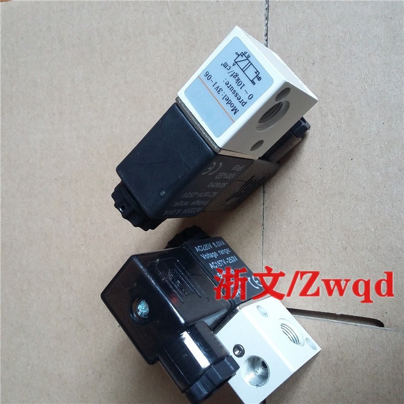 电磁阀3V1-06-DC24V 3V1-M5-DC24V 3V1-06-AC220V A B