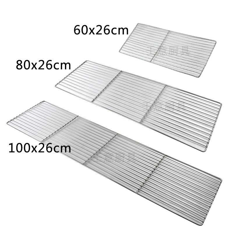 烧烤网不锈钢长方形篦子加厚商用烧烤炉钢丝网加粗大号烧烤网片