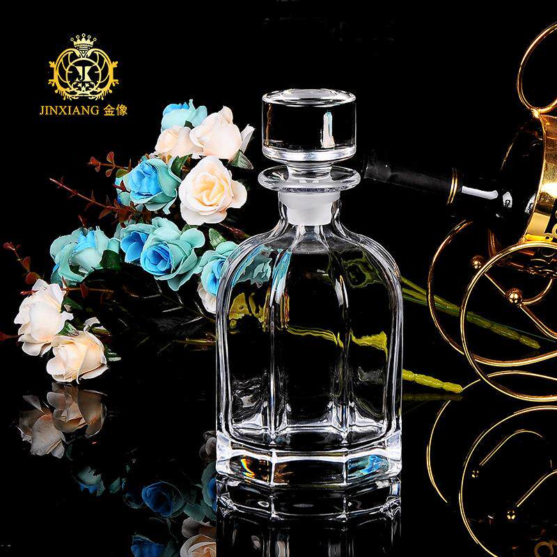 创意宫廷风家用水晶玻璃洋酒洋酒杯 威士忌酒具套装 烈酒杯酒樽