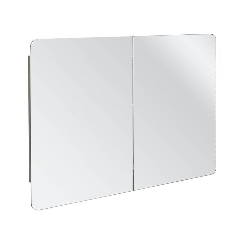 不锈钢浴室镜柜单独挂墙式小户型开放式收纳洗漱台洗脸镜子厂家