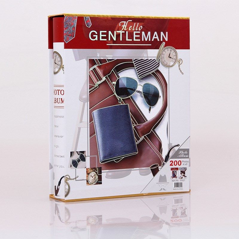 新款7寸相册200张盒装相册纪念册儿童成长册影集插页式相册本