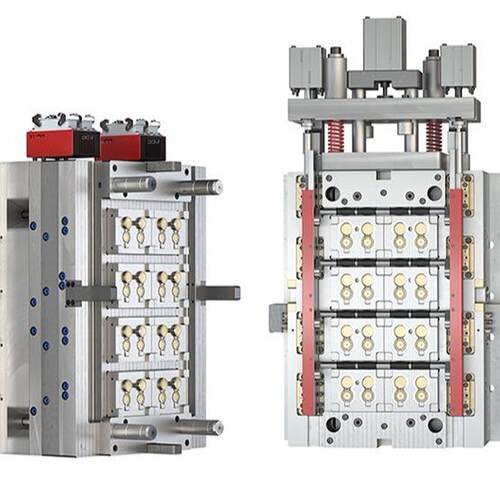 厂家供应自动闭合翻盖模具16腔热流道塑料模具 瓶盖模具制造
