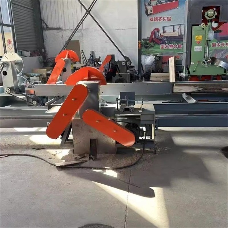 圆木推台锯实木开料锯开片锯全自动开板锯大型多功能原木圆盘锯机