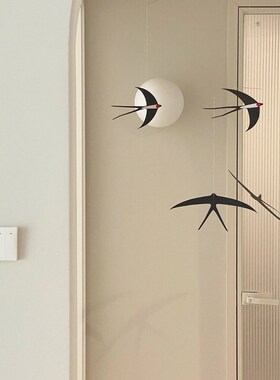 精选【新家的一百个快递】空中燕子平衡吊饰手工diy材料包