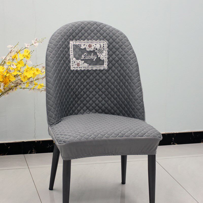 弧形异形靠背餐桌皮椅子套罩2024新款高级感座凳子套罩保护套全包