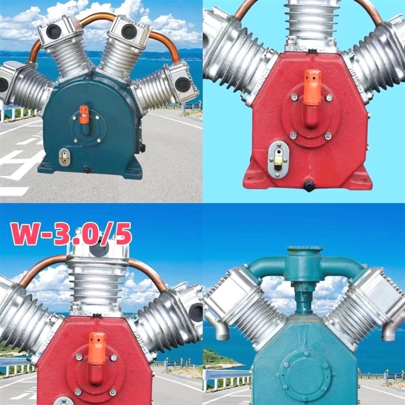 开山红五环银潮矿用空压机头配件工业压缩机气缸盖总传承W3.0/5.S