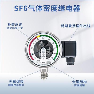 SF6气体报警器接电点压力PXMS-100表体密气度漏检仪继电器厂家直