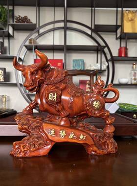 摆件冲天客厅酒柜装饰品老板办公室桌面乔迁开业送礼礼品