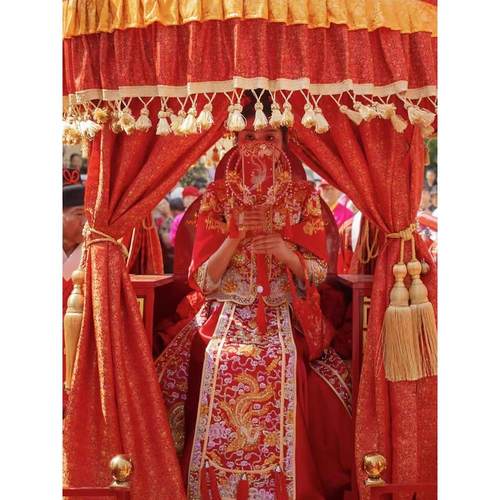 花轿步撵凤撵八抬可折叠镀锌钢管出租婚庆迎亲厂家定做复古典轿子