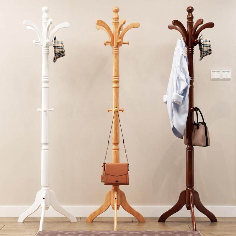 衣架落地式卧室简约实木时尚衣架门厅创意落地式垂直客厅大型衣架,住宅家具,衣帽架,淘宝优惠券,粉丝福利购,淘宝优惠卷