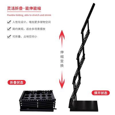 A4折叠资料架展会宣传册展示架杂志架落地网红杂志书架立式收纳架
