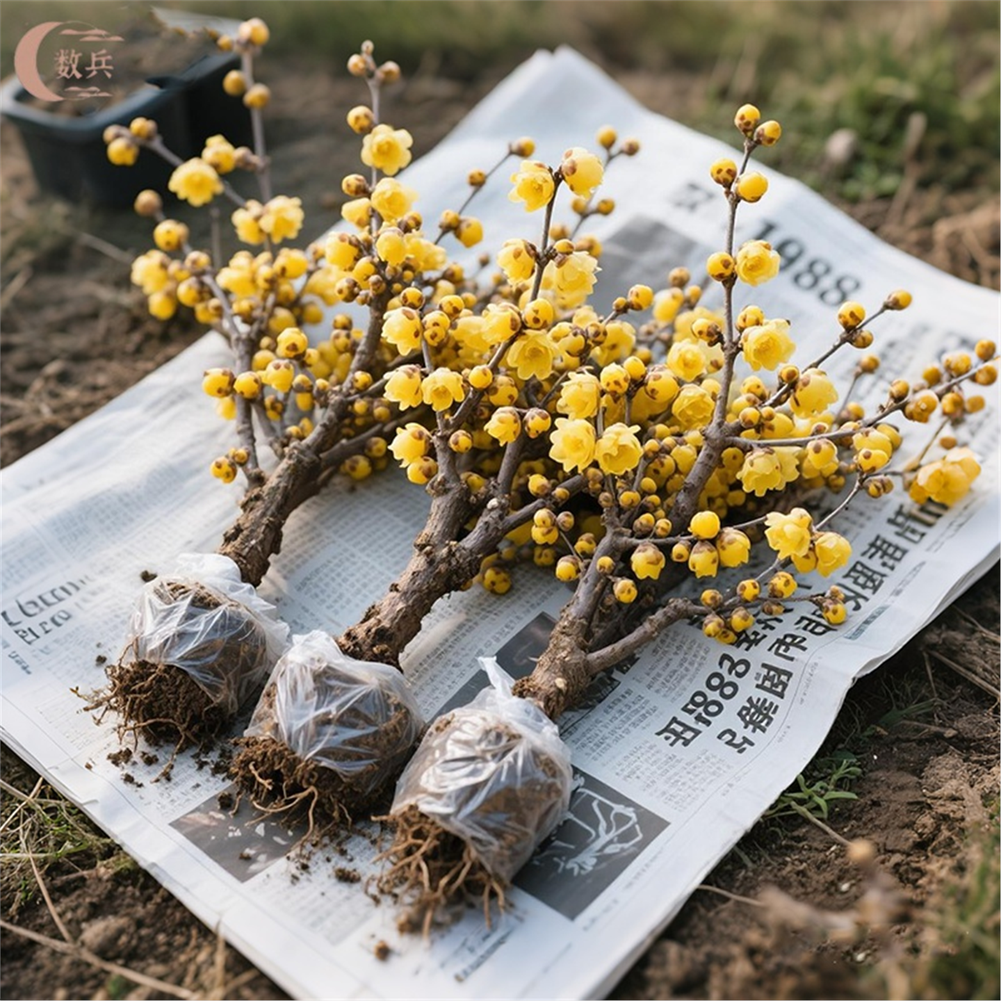 腊梅花树苗盆栽丛生地栽庭院好养