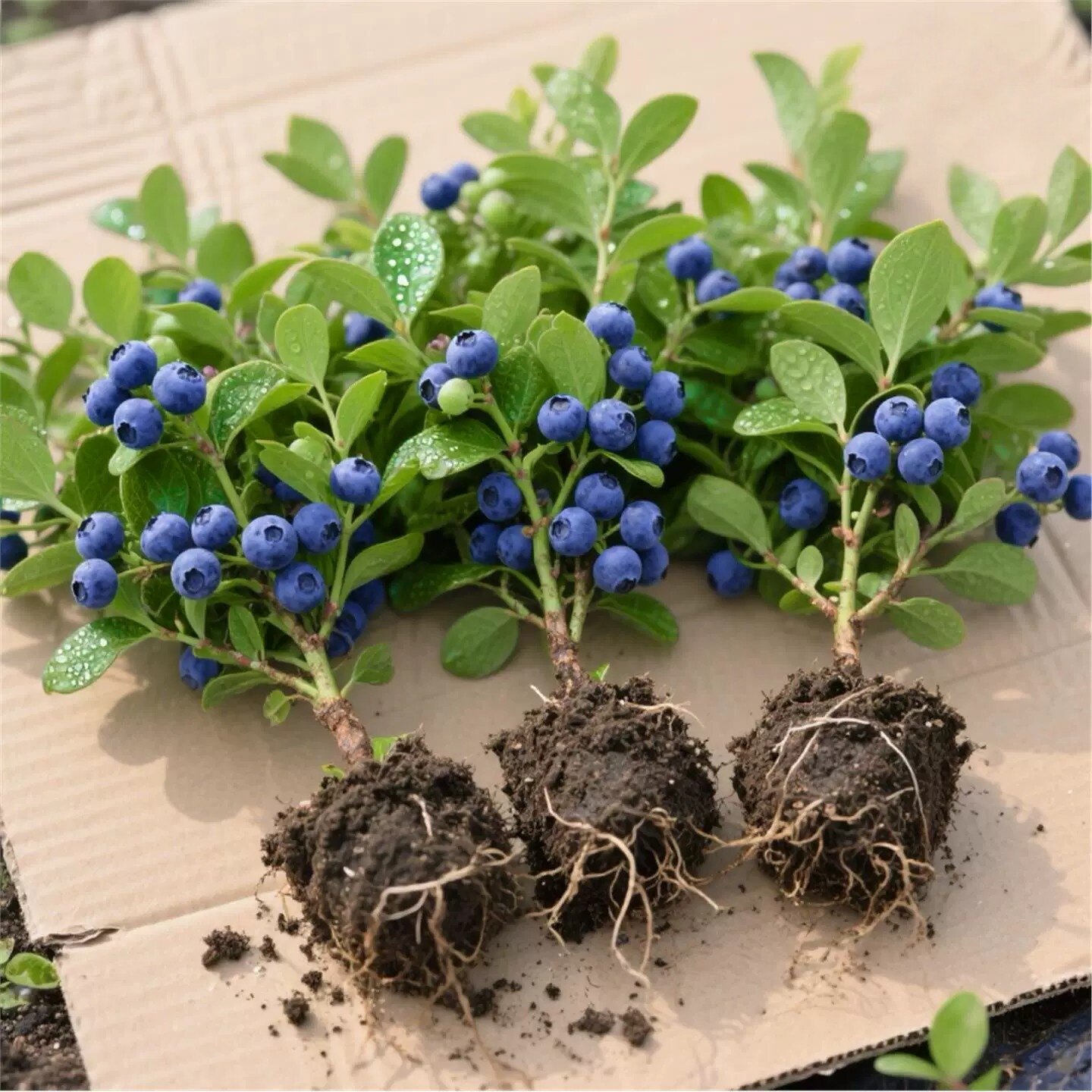 蓝莓树果苗带大果耐寒蓝莓苗盆栽地栽种植特大阳台当年结果果树苗