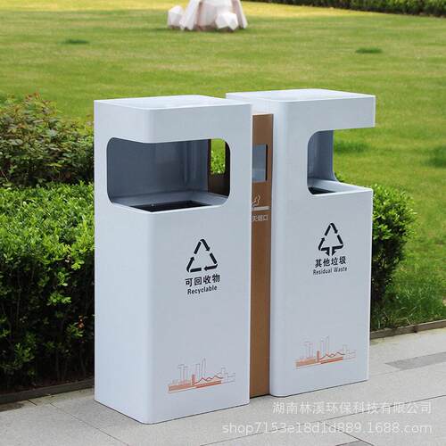 户外垃圾桶不锈钢分类大号小区物业街道环卫桶室外环卫果皮箱